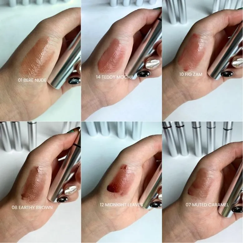 하트퍼센트 Dote On Mood One Way Glowy Tint 실제발색 (HEART PERCENT Dote On Mood One Way Glowy Tint all shades)