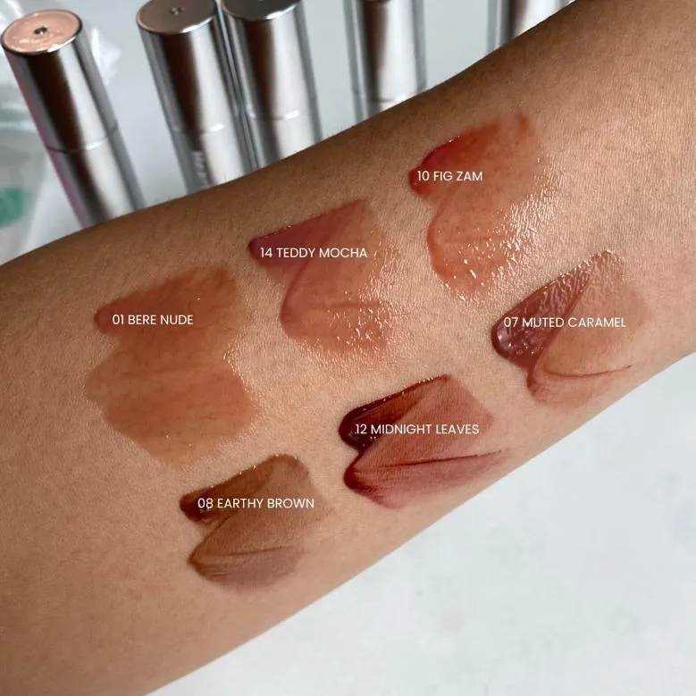 하트퍼센트 Dote On Mood One Way Glowy Tint 전색 실물 발색 (HEART PERCENT Dote On Mood One Way Glowy Tint all shades real swatch)