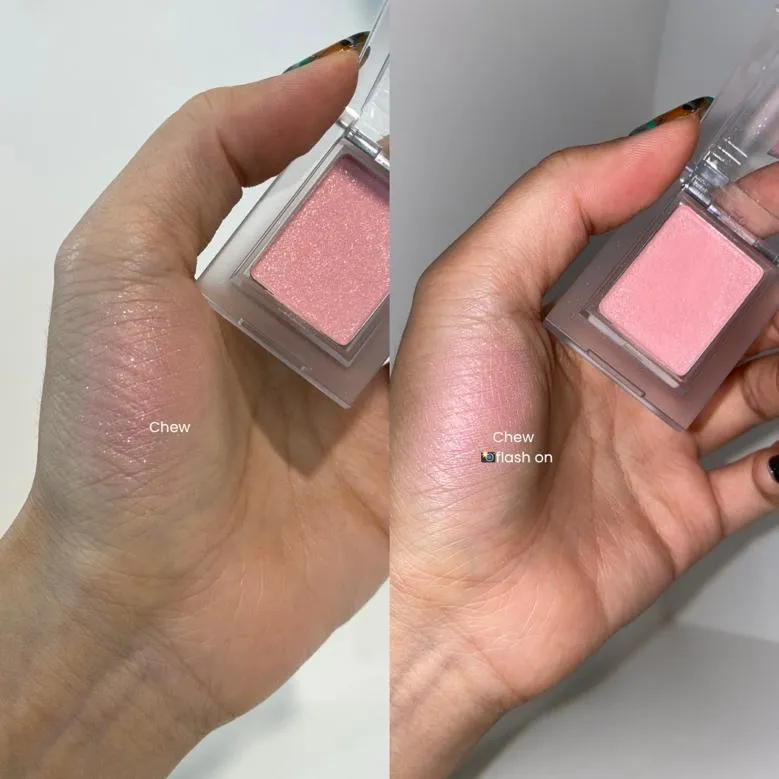 홀리카홀리카 마이 페이브 무드 아이섀도우 츄 발색 (HOLIKA HOLIKA My Fave Mood Eye Shadow Chew swatch)