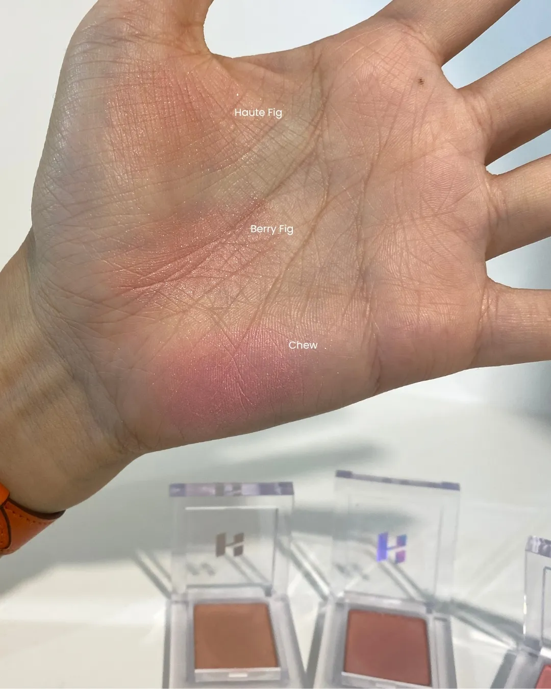 홀리카홀리카 마이 페이브 무드 아이섀도우 발색 메인 (HOLIKA HOLIKA My Fave Mood Eye Shadow swatch main image)