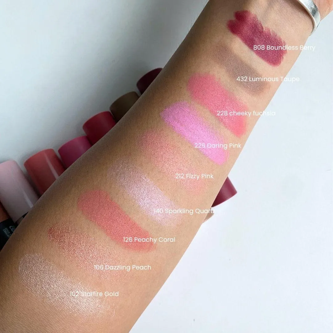 메이크업포에버 아티스트 컬러 크레용 9가지 컬러 발색 (MAKE UP FOR EVER Artist Color Crayon 9-Color shades swatch)