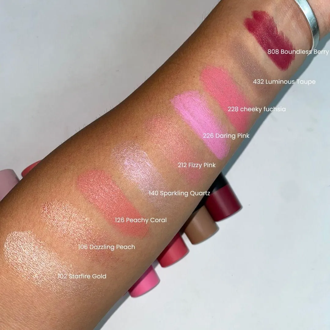 메이크업포에버 아티스트 컬러 크레용 9가지 컬러 실물 발색 (MAKE UP FOR EVER Artist Color Crayon 9-Color shades real swatch)