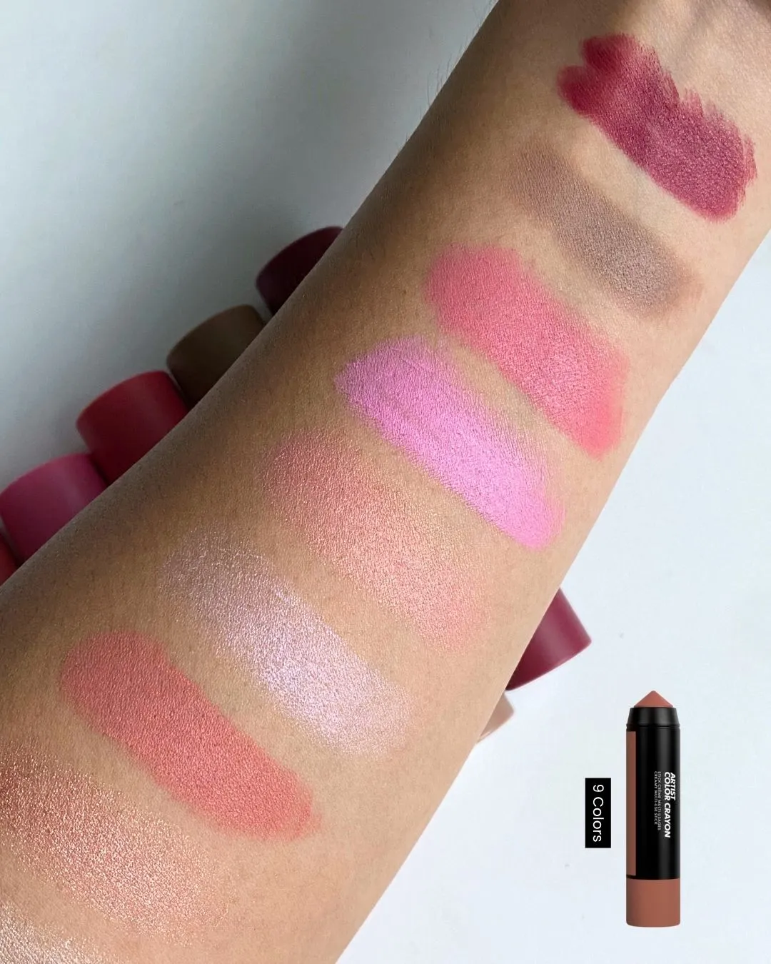 메이크업포에버 아티스트 컬러 크레용 발색 리뷰 메인 (MAKE UP FOR EVER Artist Color Crayon swatch main)