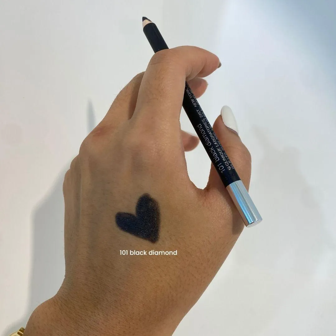 클리니크 크림 셰이퍼 포 아이즈 101 블랙 다이아몬드 실물 발색 (CLINIQUE Cream Shaper for Eyes 101 Black Diamond real swatch)
