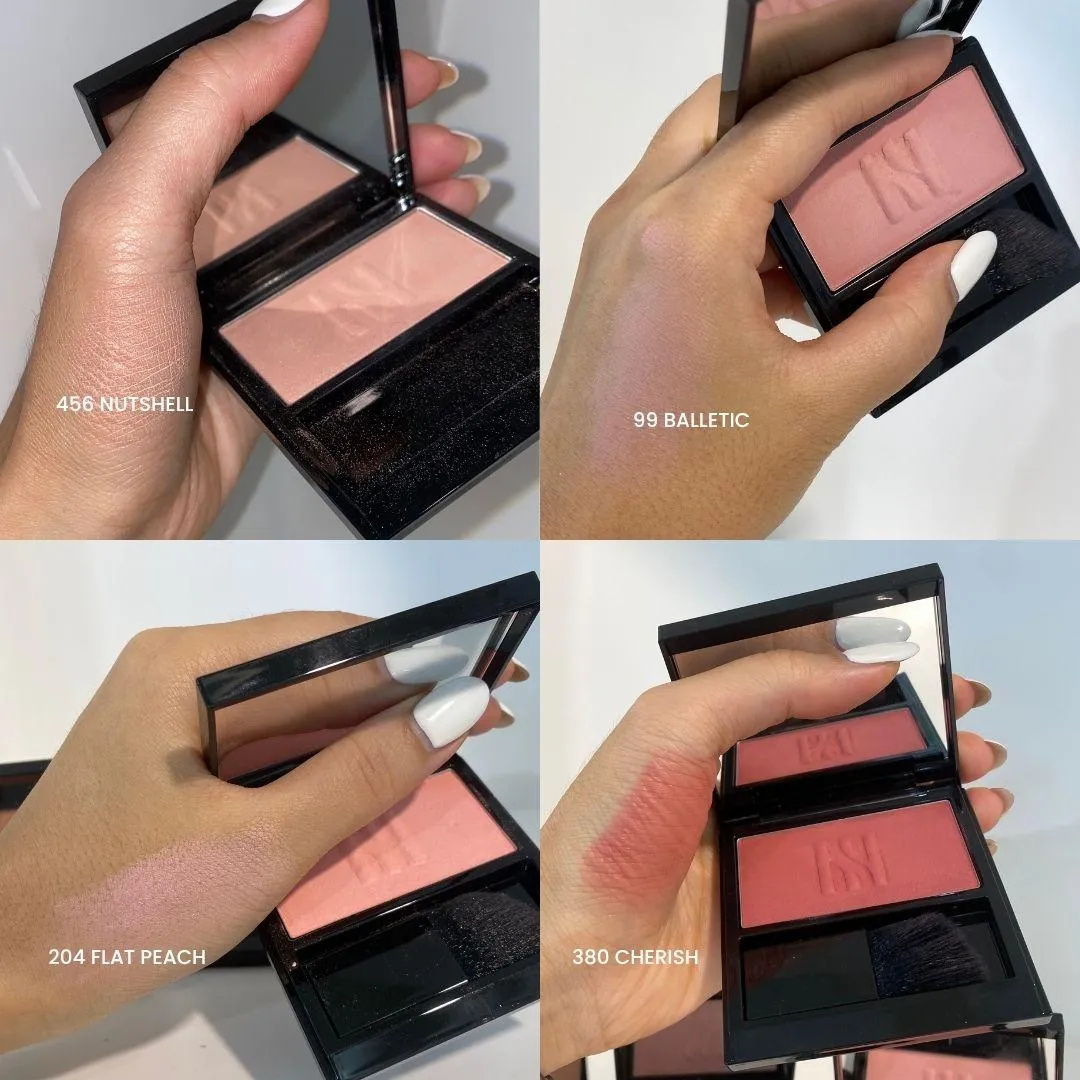 헤라 블러쉬, 4 컬러 발색 (HERA Blush 4 colors swatch)