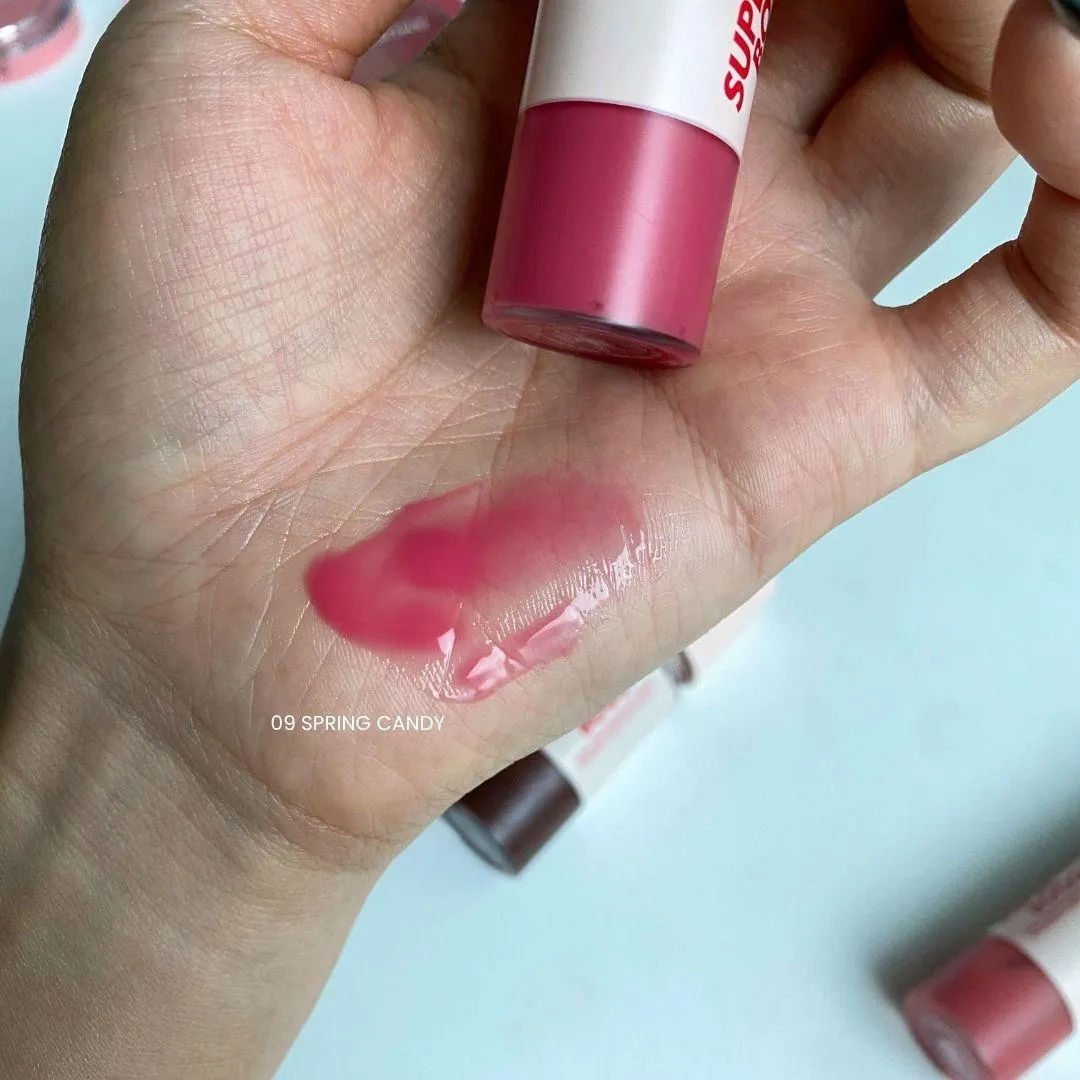 메이크업포에버 슈퍼 부스트 립 글로스 09 스프링 캔디 발색 (MAKE UP FOR EVER Super Boost Lip Gloss 09 Spring Candy swatch)