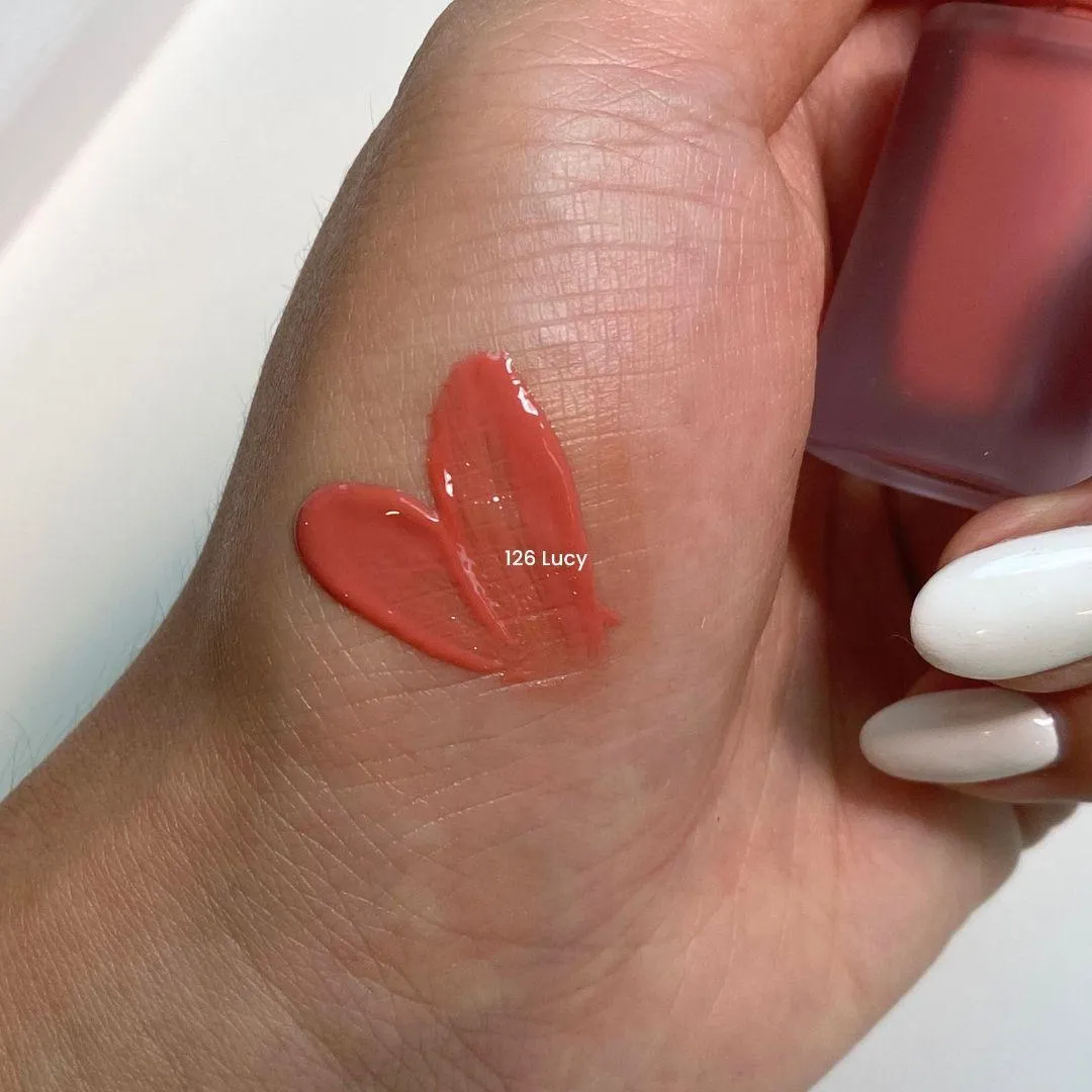 라카 프루티 글램 틴트 미니 126 루시 발색 (LAKA Fruity Glam Tint Mini 126 Lucy swatch)