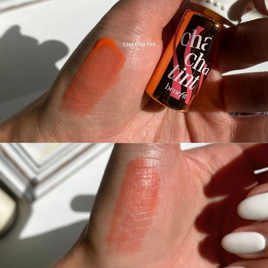 베네피트 차차틴트 실물 발색 (Benefit Cha Cha Tint real swatch)