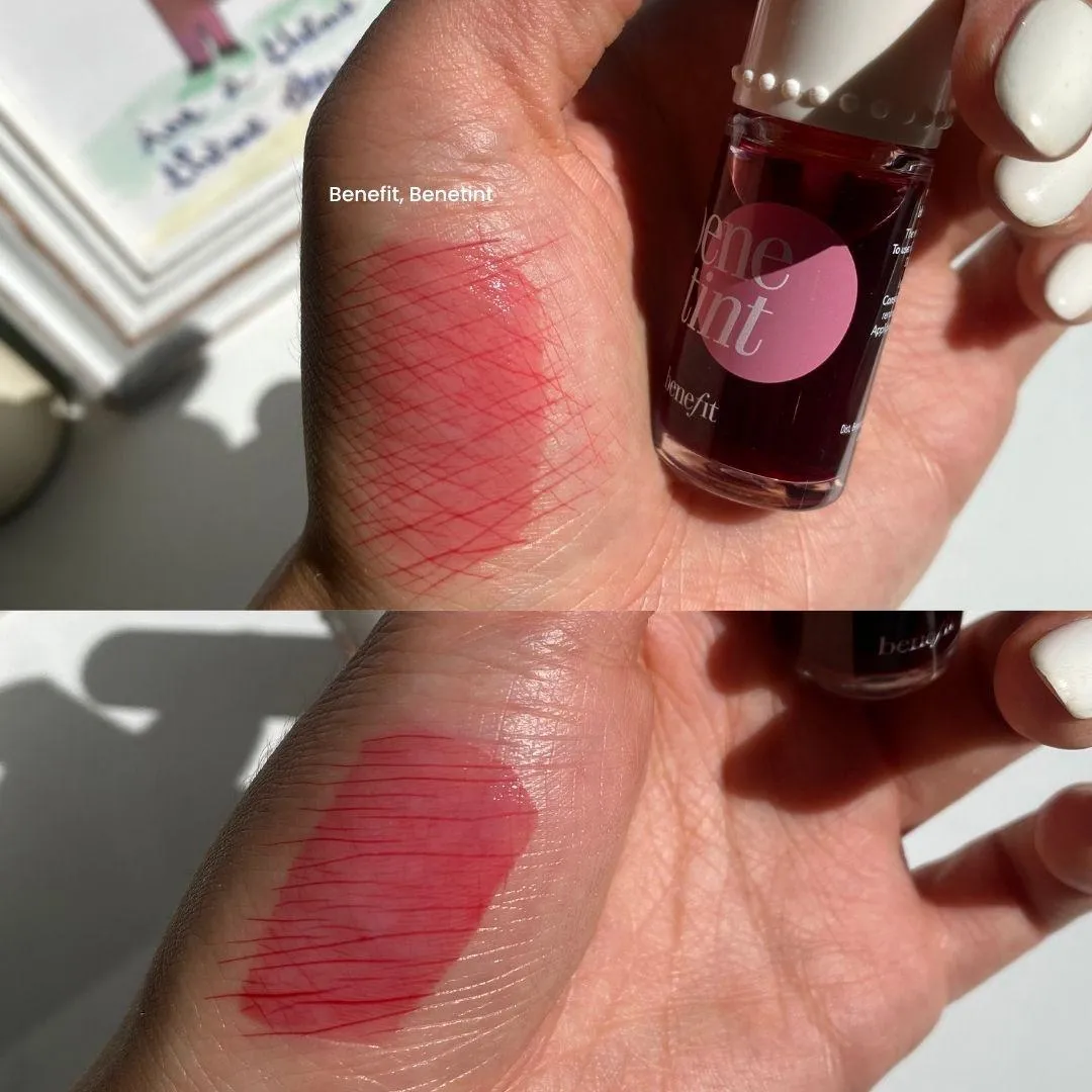 베네피트 베네틴트 실물 발색 (Benefit Benetint real swatch)