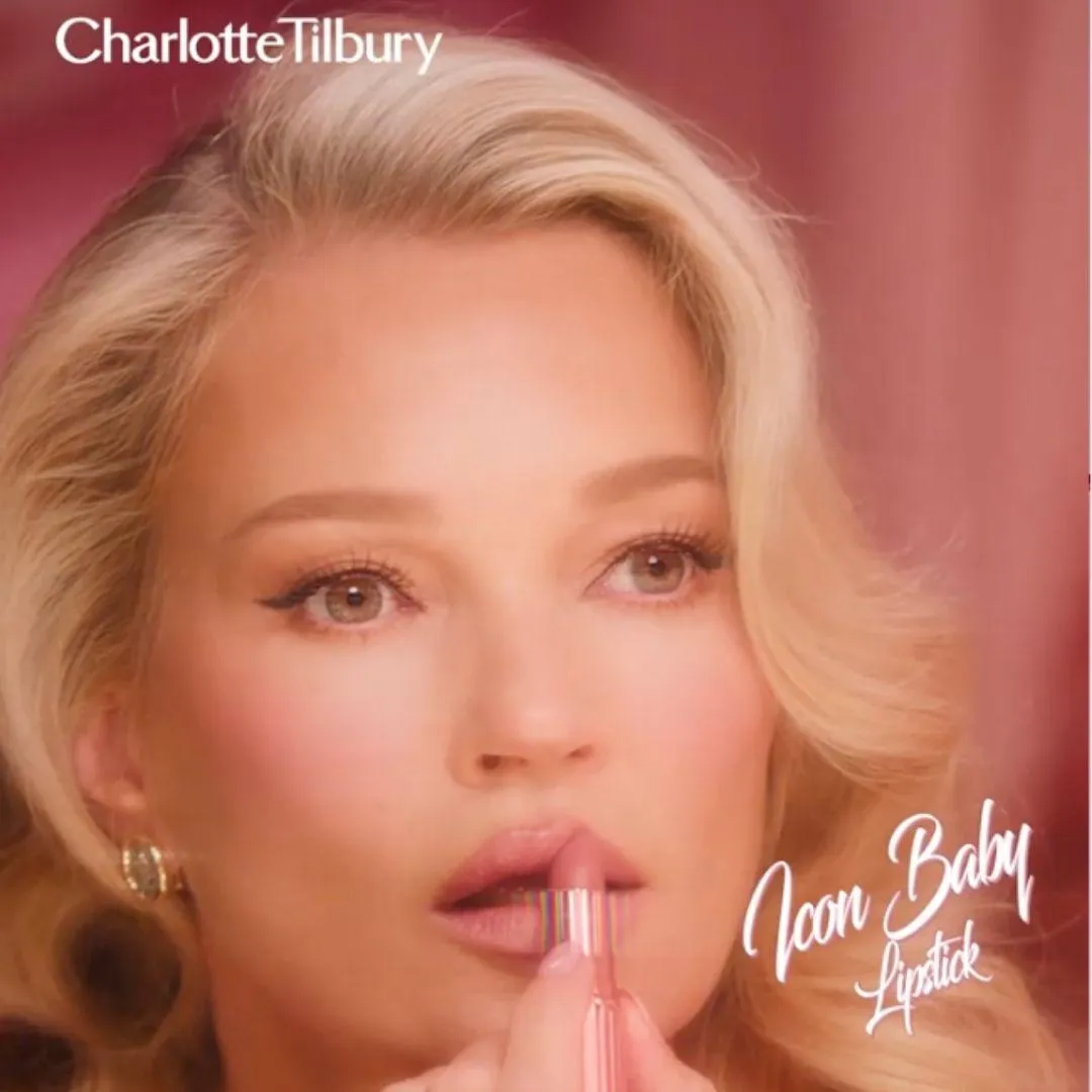 샬롯 틸버리 키싱 립스틱 90s 핑크 사용한 메이크업 무드 (Charlotte Tilbury K.I.S.S.I.N.G Lipstick 90s Pink makeup mood)