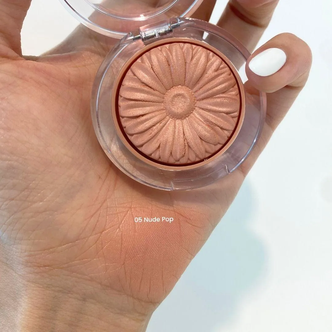 클리니크 치크 팝 블러쉬 05 누드 팝 실물 발색 (Clinique Cheek Pop Powder Blush 05 Nude Pop real swatch)