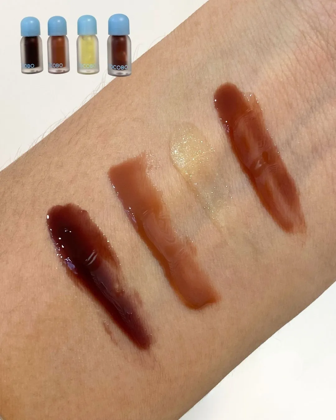 토코보 쥬시 베리 플럼핑 립 오일 4컬러 메인 이미지 (TOCOBO Juicy Berry Plumping Lip Oil 4 shades main image)