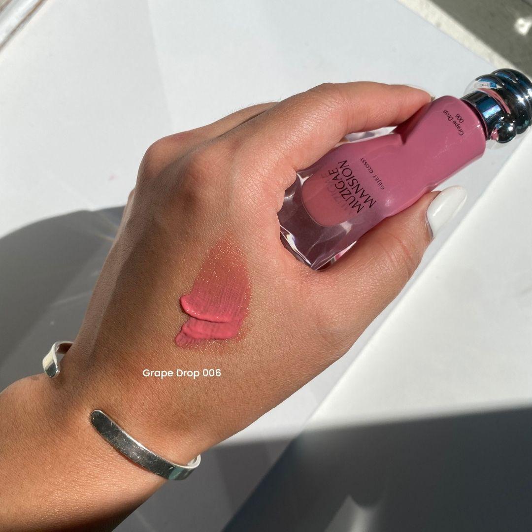 무지개 맨션 오브제 글로시 그레이프 드롭 발색 (MUZIGAE MANSION Objet Glossy 006 Grape Drop swatch)