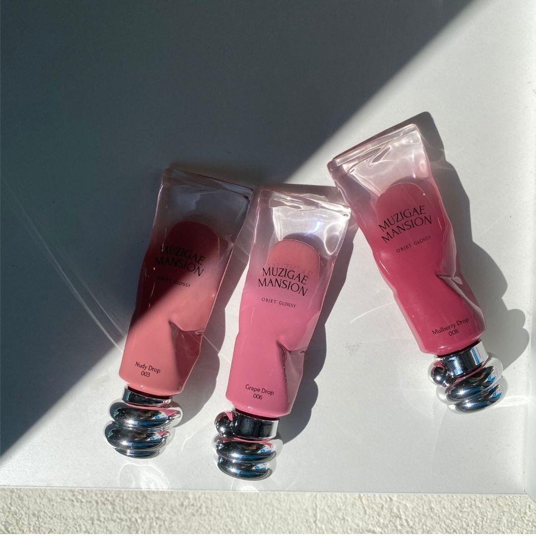 무지개 맨션 오브제 글로시 전체 발색 (MUZIGAE MANSION Objet Glossy all shades swatch