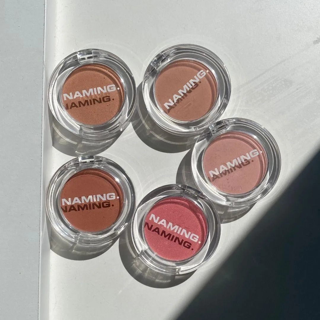 ๋ค์ด๋ฐ ํ๋ฌํผ ํ์ฐ๋ ๋ธ๋ฌ์ฌ 5์ปฌ๋ฌ ์ ํ ์ด๋ฏธ์ง (NAMING Fluffy Powder Blush 5 shades product image)