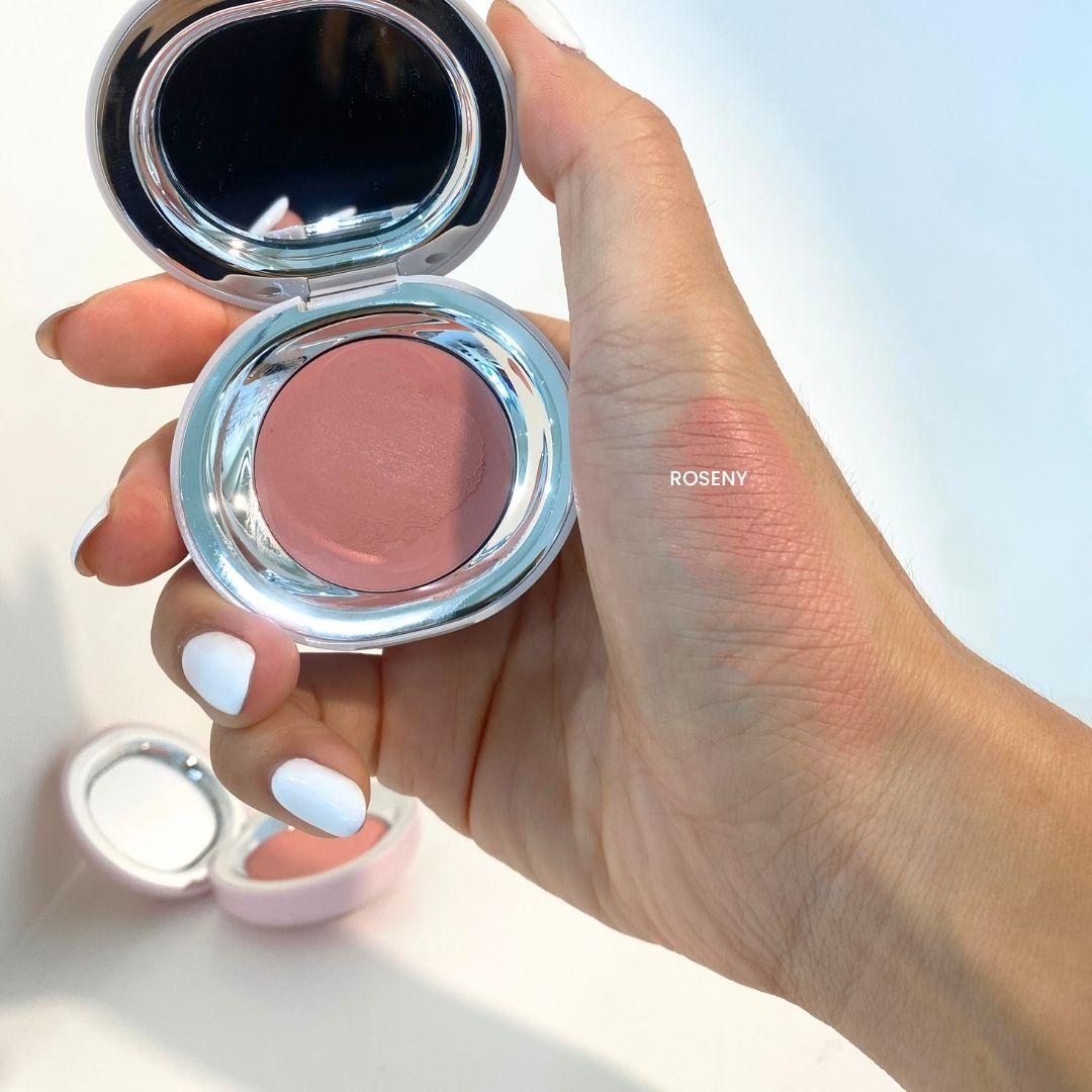 투크 새틴 도화 밤 로지니 발색 (TOOQ Satin Dohwa Balm ROSENY swatch)