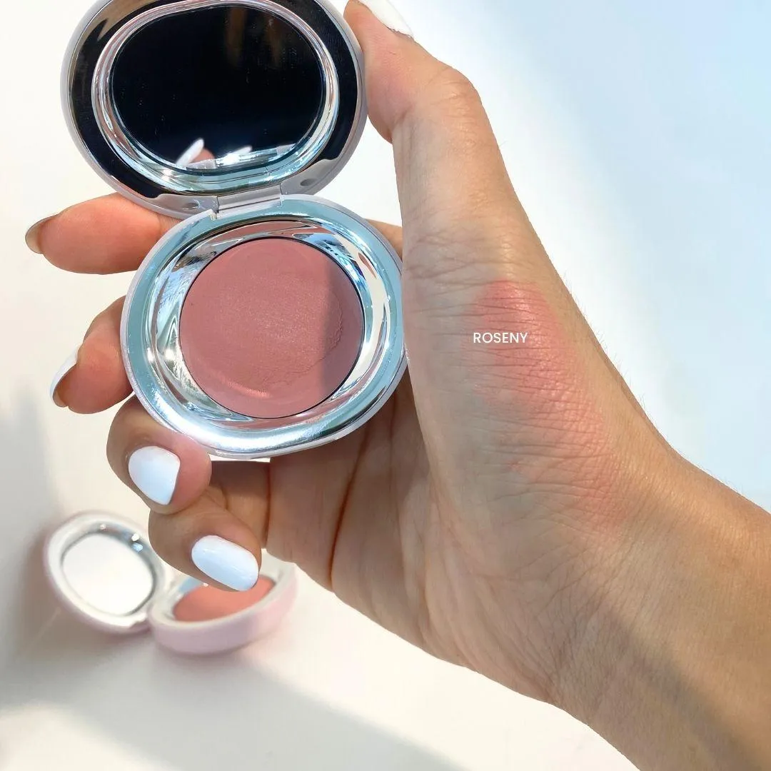 투크 새틴 도화 밤 로지니 발색 (TOOQ Satin Dohwa Balm ROSENY swatch)