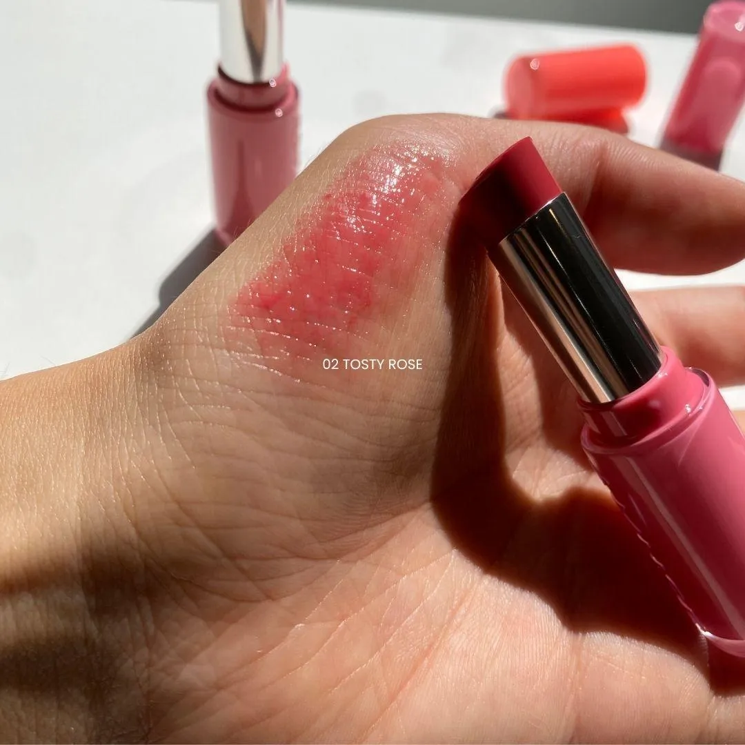 어뮤즈 퐁듀 밤 02 Toasty Rose 실제 컬러 (AMUSE Fondue Balm 02 Toasty Rose actual color)