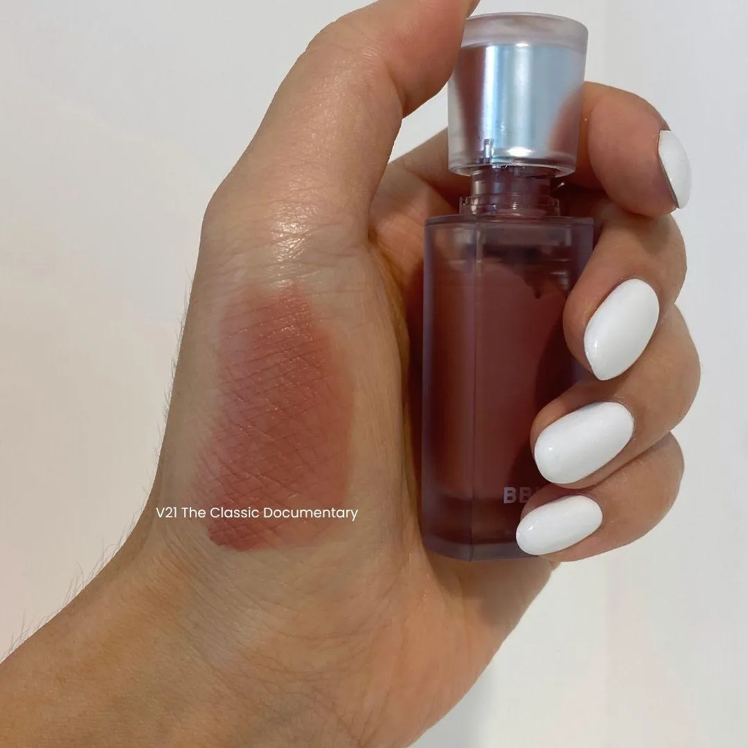 삐아 라스트 벨벳 틴트 V21 다큐의 정석 발색 (BBIA Last Velvet Tint V21 The Classic Documentary swatch)