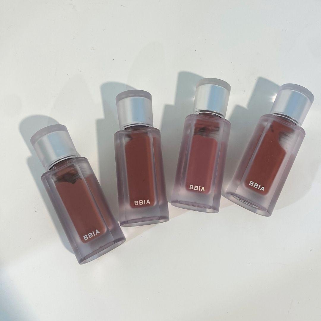 삐아 라스트 벨벳 틴트 제품 이미지 4컬러 (BBIA Last Velvet Tint product image set)
