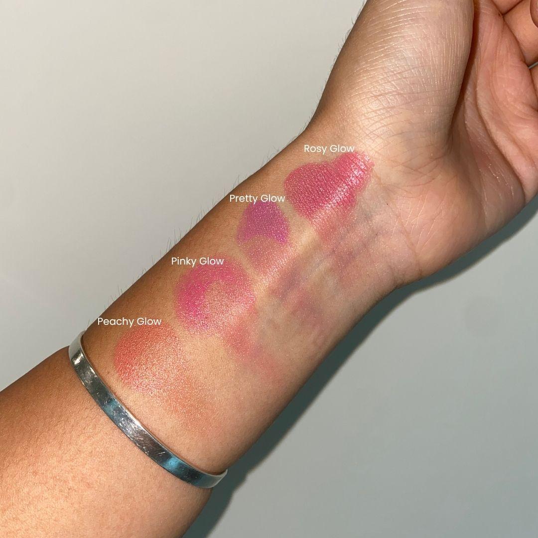 샬롯 틸버리 언리얼 블러쉬 4컬러 전체 발색 (CHARLOTTE TILBURY Unreal Blush all color swatches)