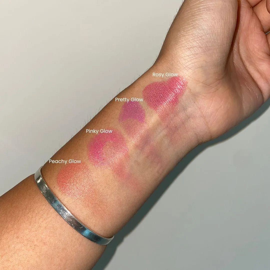 샬롯 틸버리 언리얼 블러쉬 4컬러 전체 발색 (CHARLOTTE TILBURY Unreal Blush all color swatches)