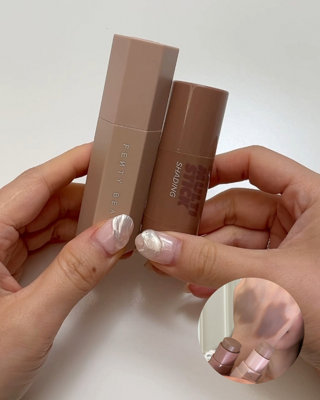 펜티뷰티 아임미미 글로벌 쿨톤 쉐딩 비교 (Global cool tone shading comparison Fenty vs I'M MEME)