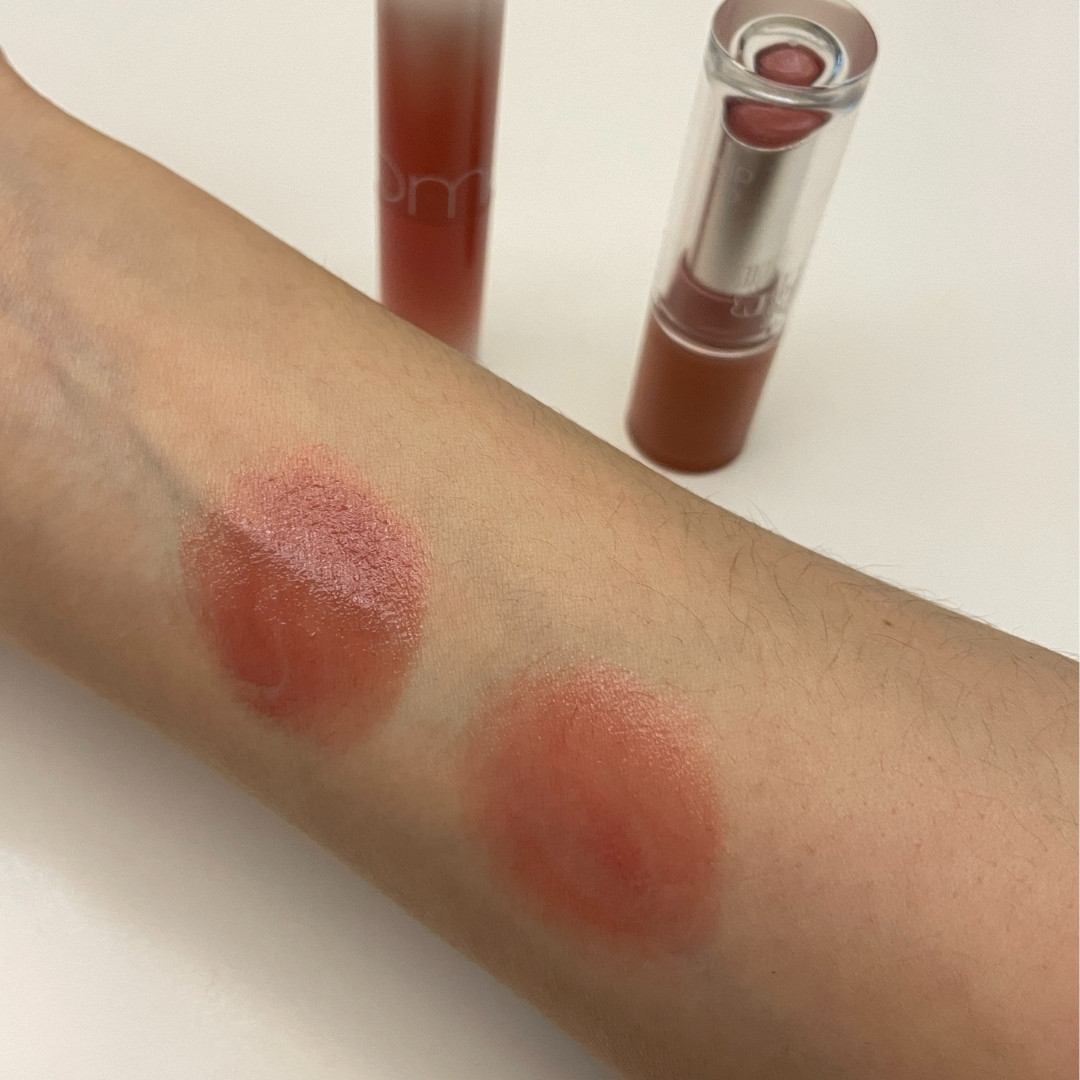 롬앤 베일드 로즈, 팁토우 토슈즈 립밤 추천 (romand Veiled Rose, Tip Toe Toeshoes lip balm review)