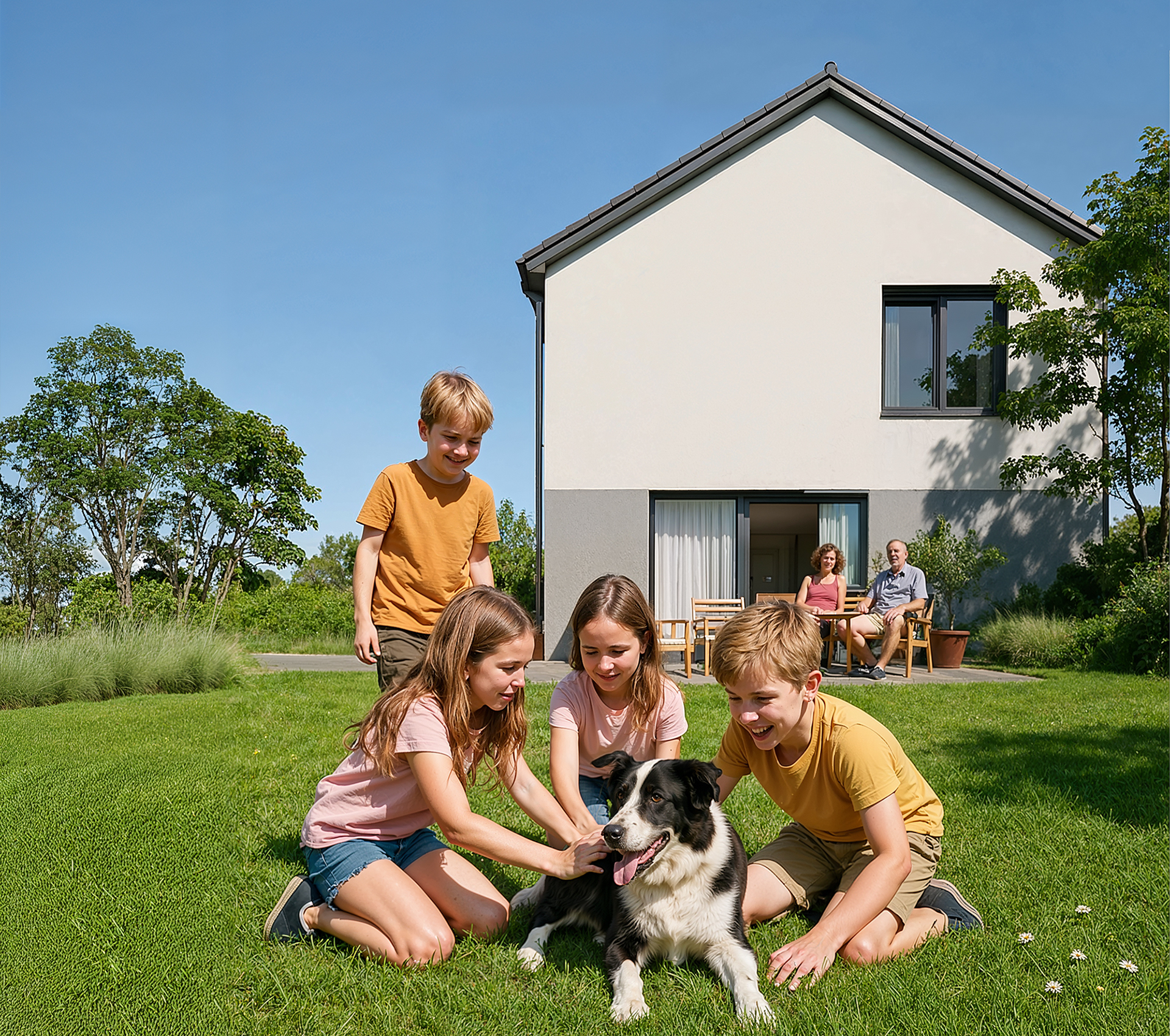 Projekt Osada Chrustenice fotorealistické vizualizace. yuna studio 