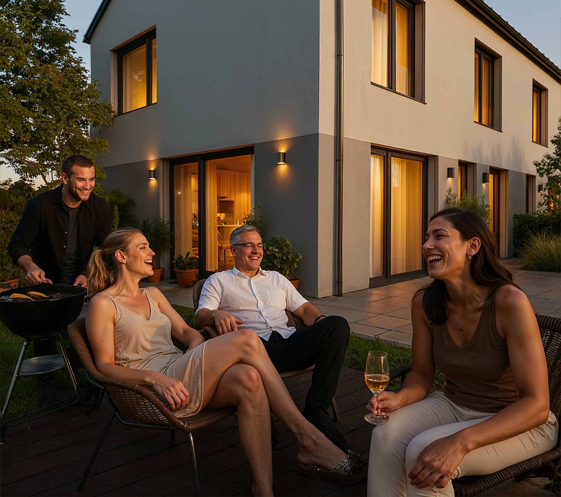 Projekt Osada Chrustenice fotorealistické vizualizace. yuna studio 
