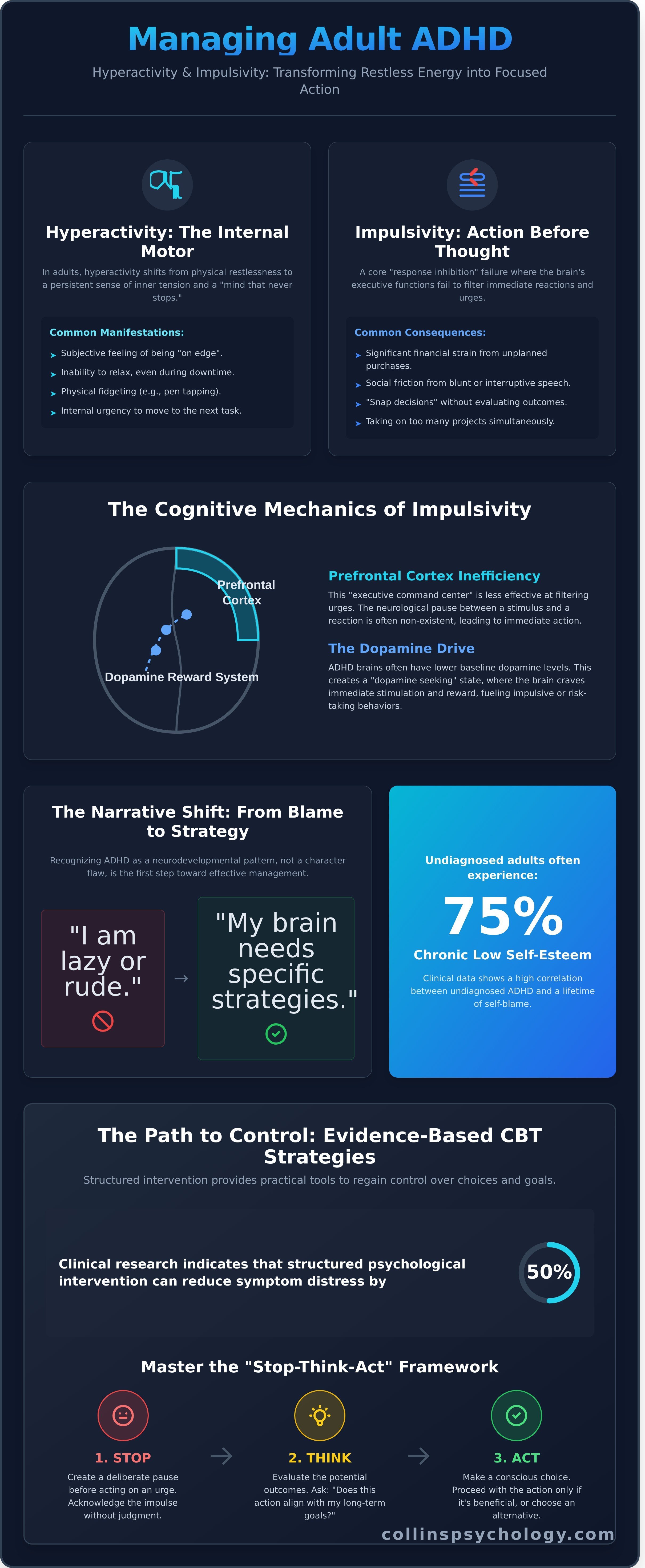 Adult ADHD: Hyperactivity and impulsivity