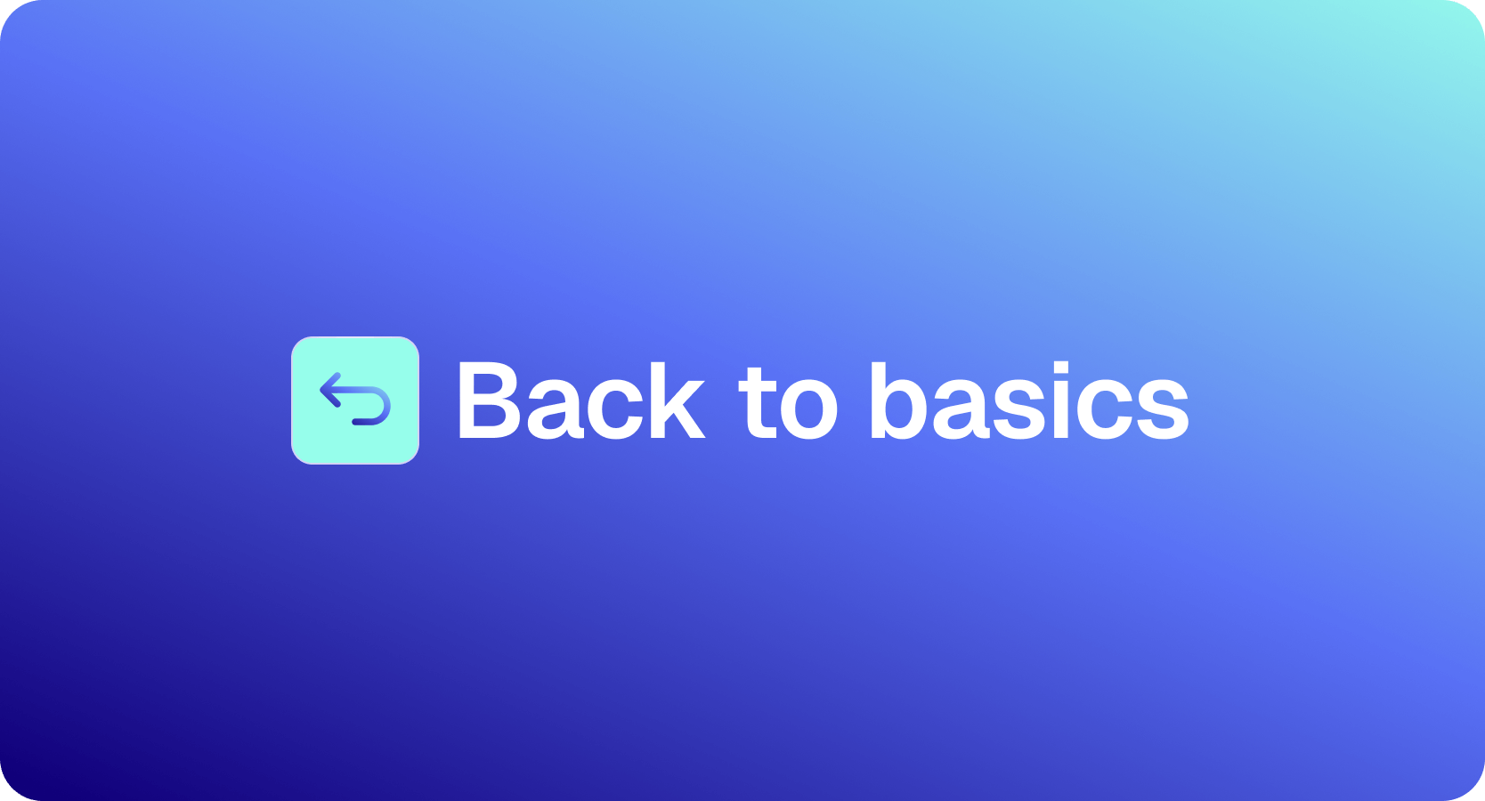 a blue and white background with white text