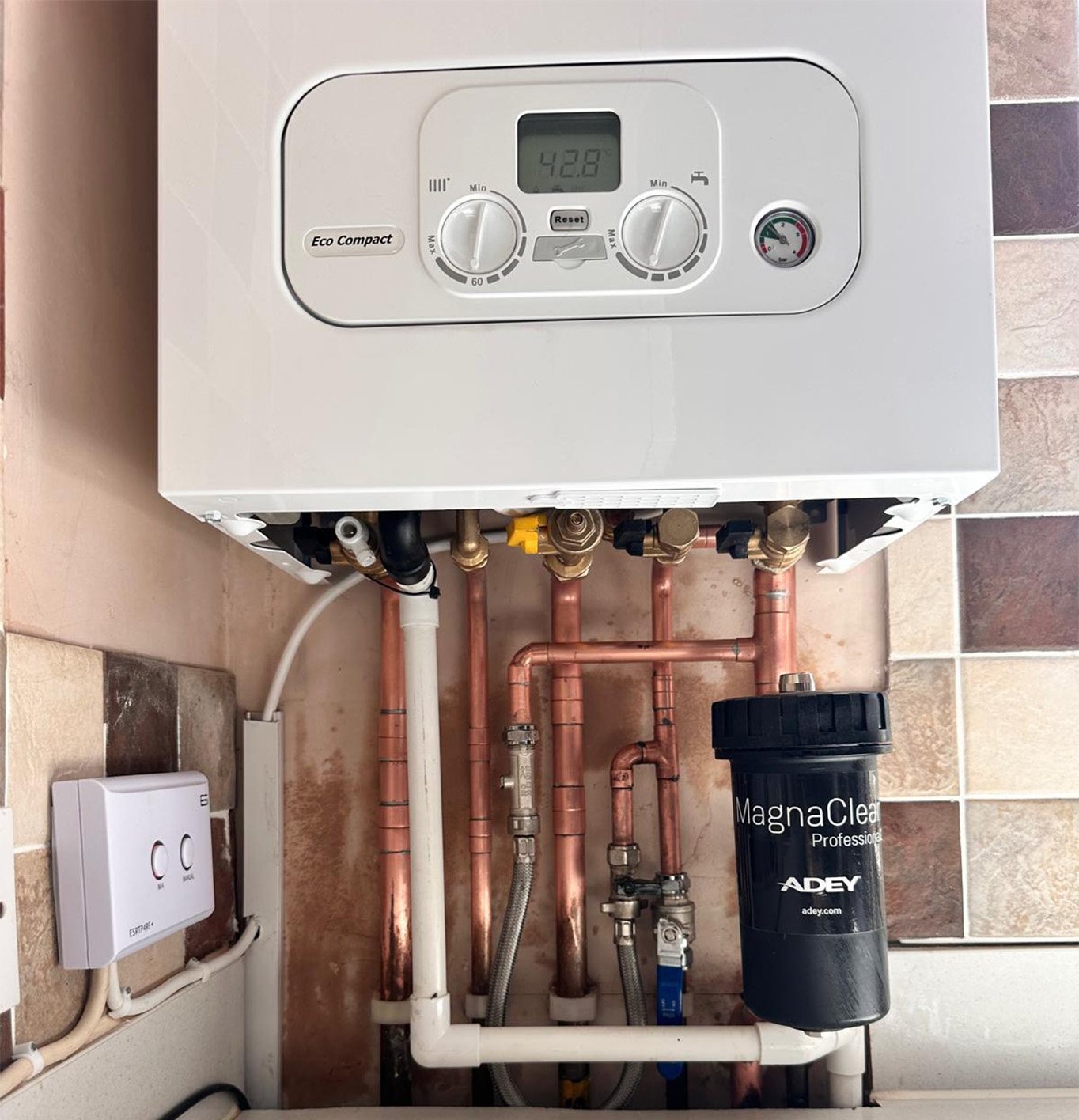 New boiler installed