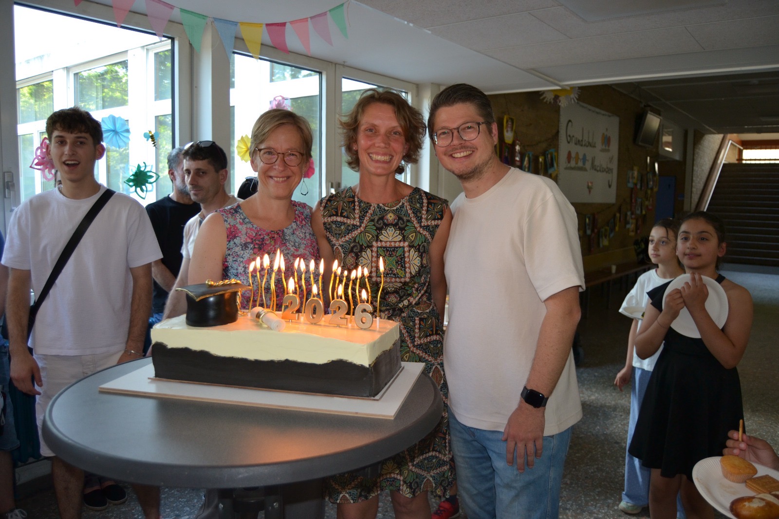 Die 4. Klassen übernachten in der Schule