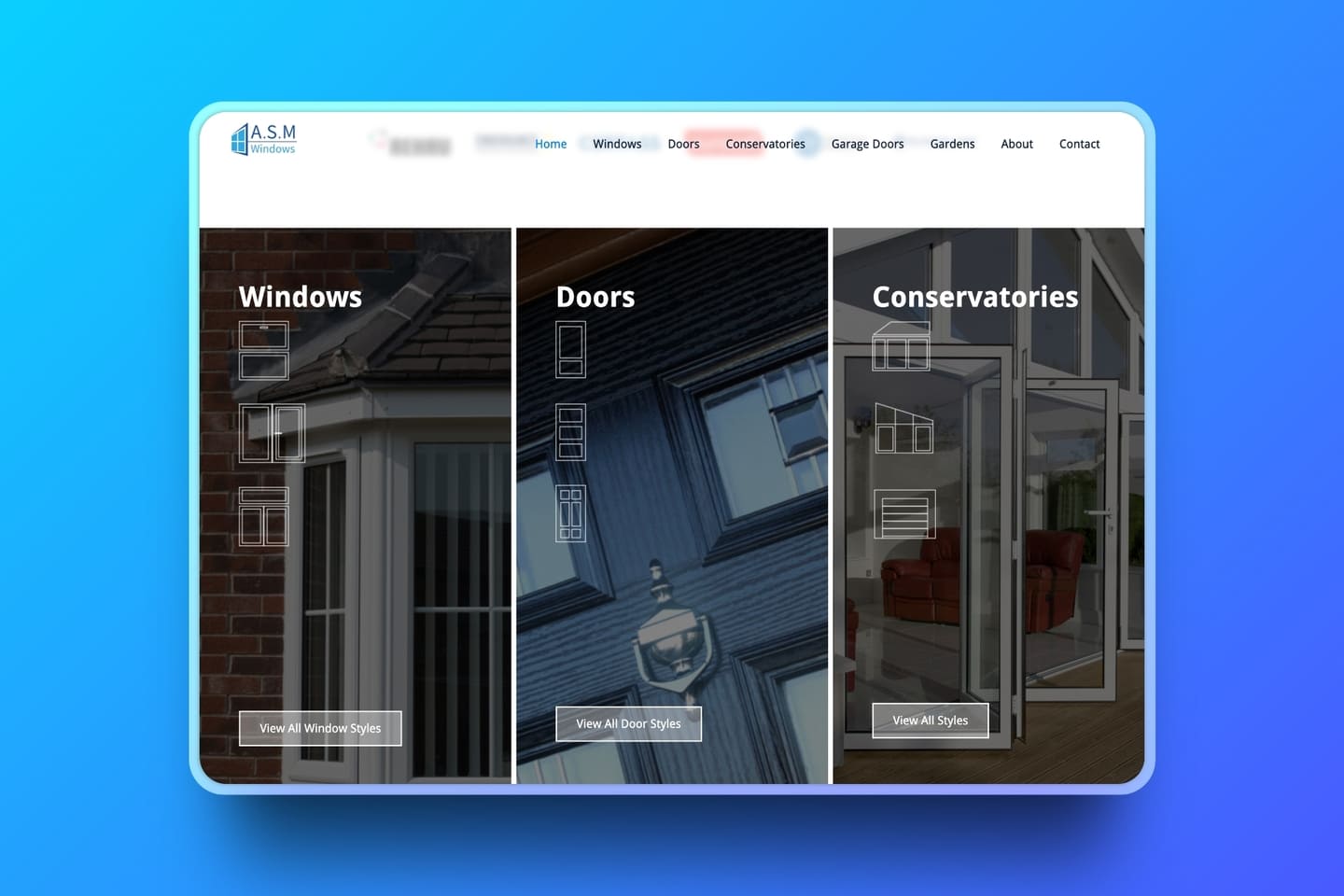 consulting firm digital projects showcased on devices