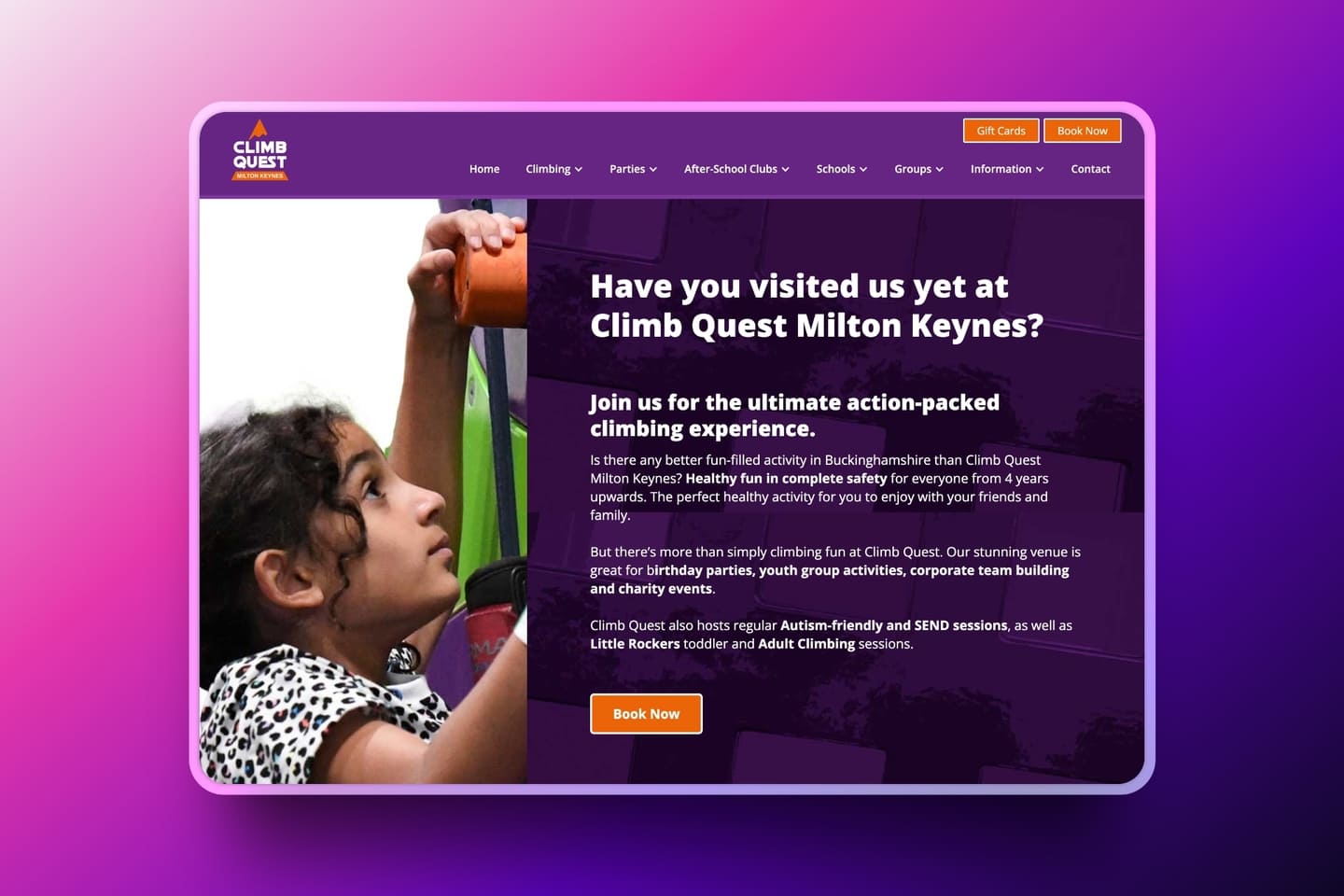 consulting firm digital projects showcased on devices