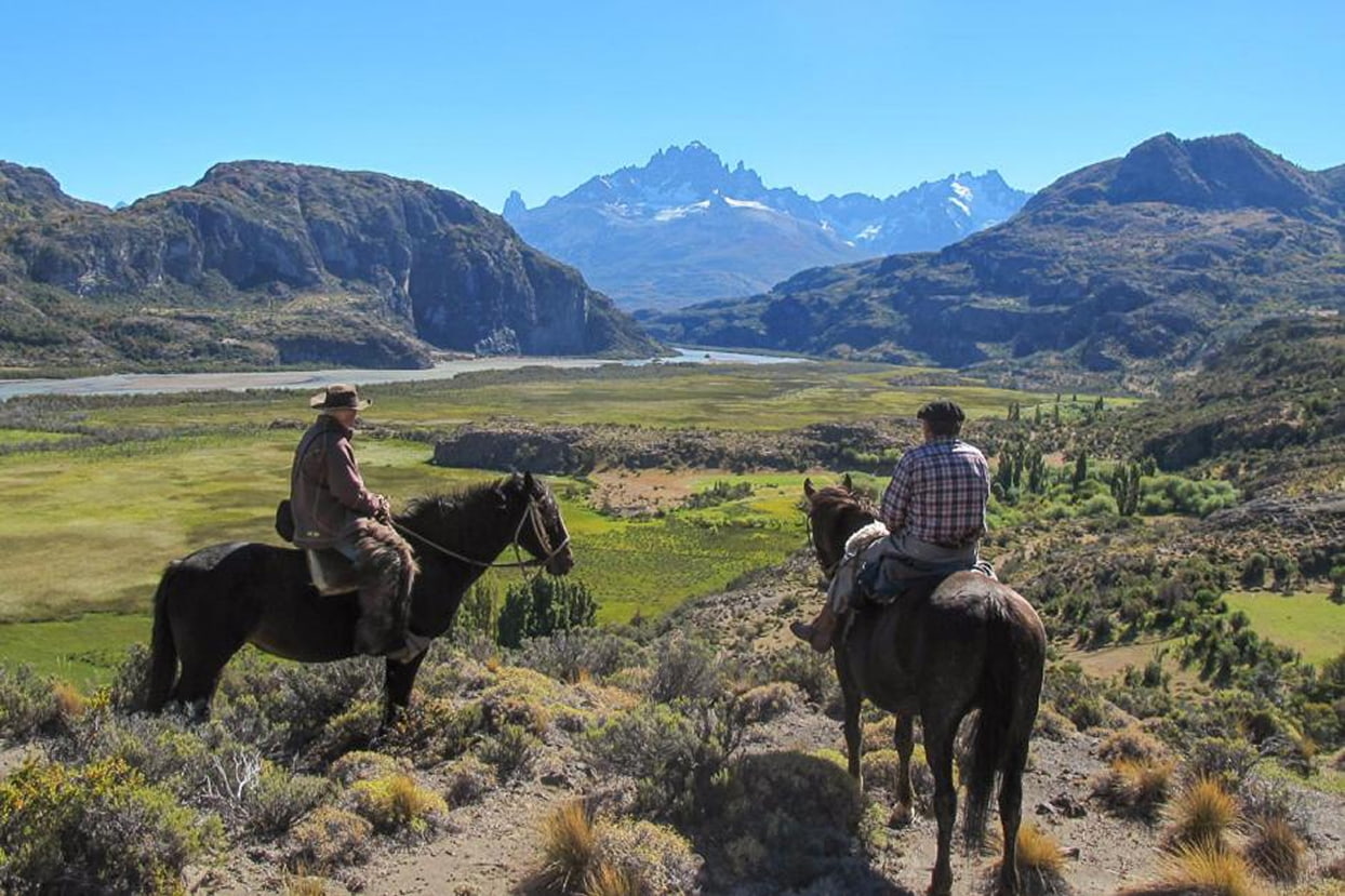 Horseback riding in Cerro Castillo, Patagonia — guided adventure along the Carretera Austral.