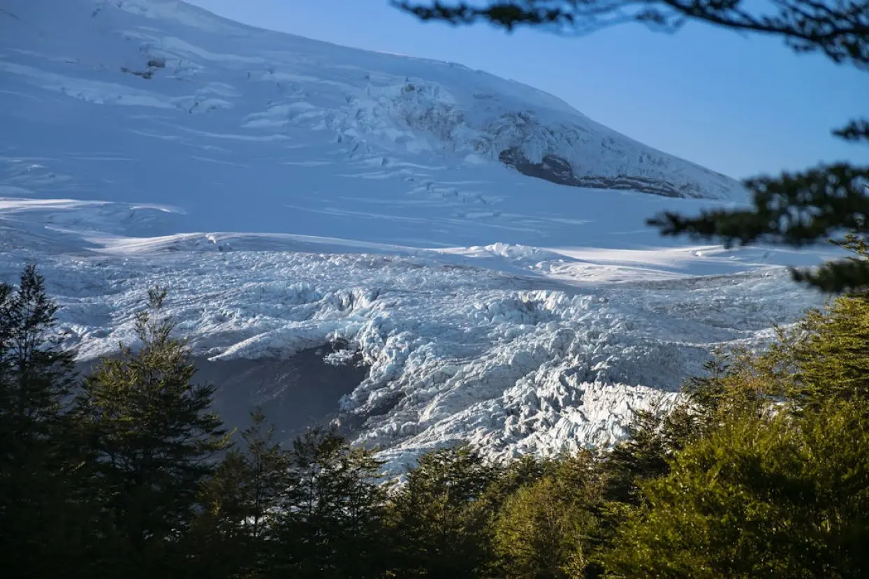 Glacier landscape inside Pumalín Douglas Tompkins National Park, Chile