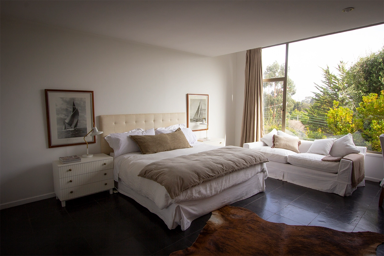 Private garden at Drift by The Pacific retreat, exclusive coastal stay in Zapallar Chile