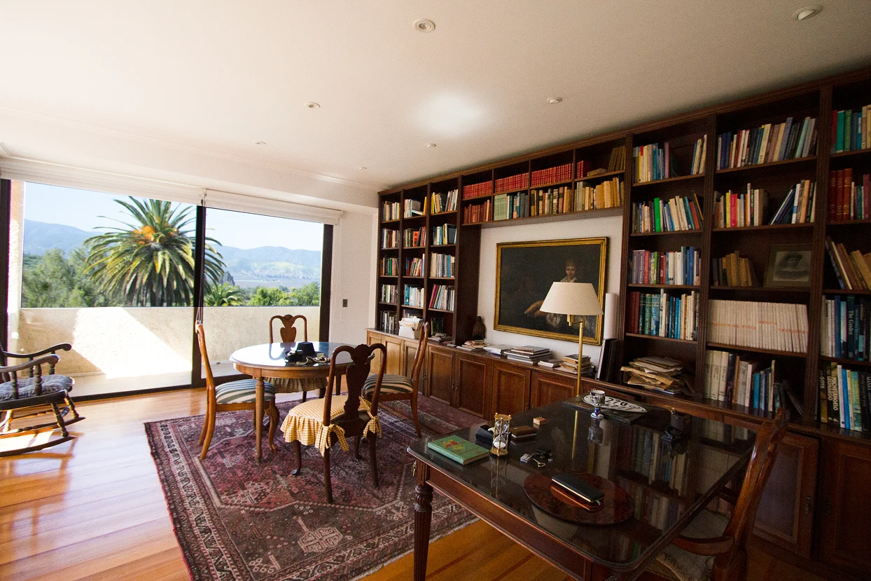 Vineyard gardens and outdoor space at The Vineyard House, exclusive private stay in Chile