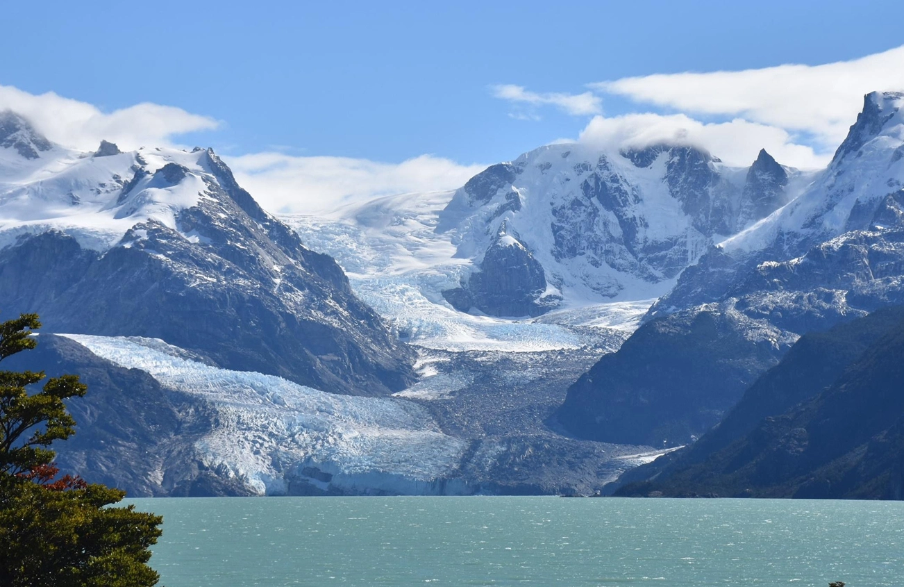 Convergence of Lake Bertrand and General Carrera Lake at The Bertrand Stay, Carretera Austral Chile