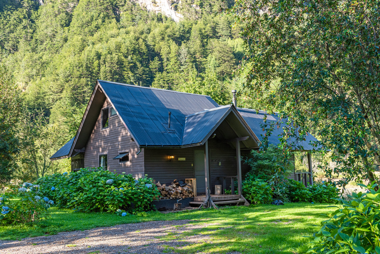 The Cottage, a riverside cabin on the Carretera Austral in Aysén, Chilean Patagonia