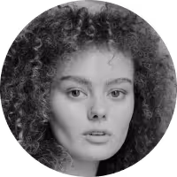 A 20-something female creative in thought.