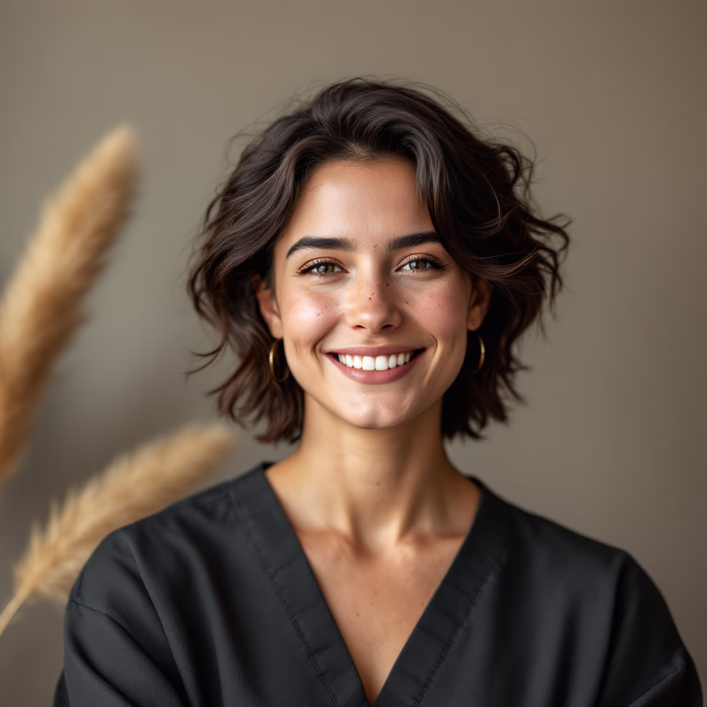 [headshot] image of customer (for a dental office)