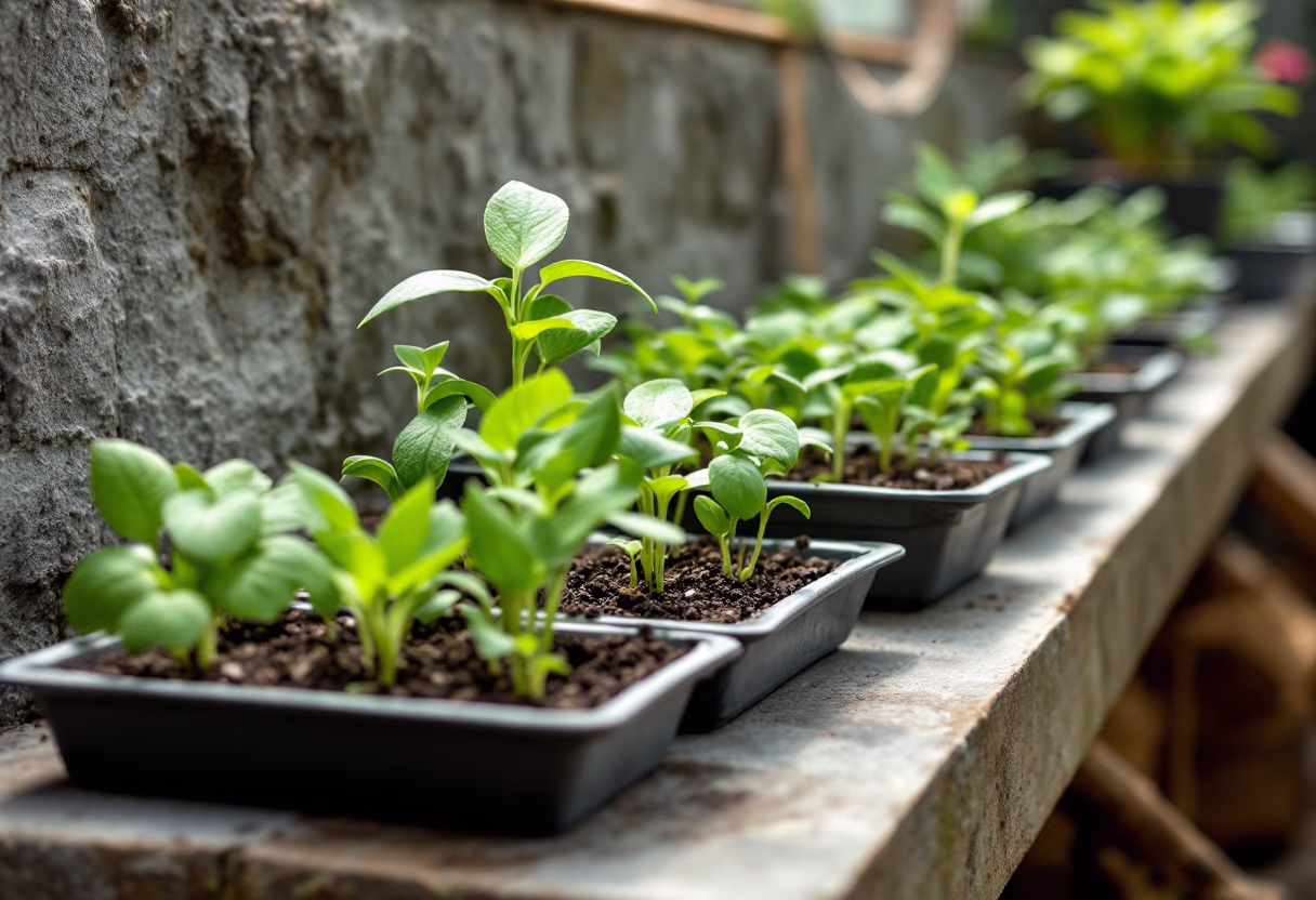 image of greenhouse setup