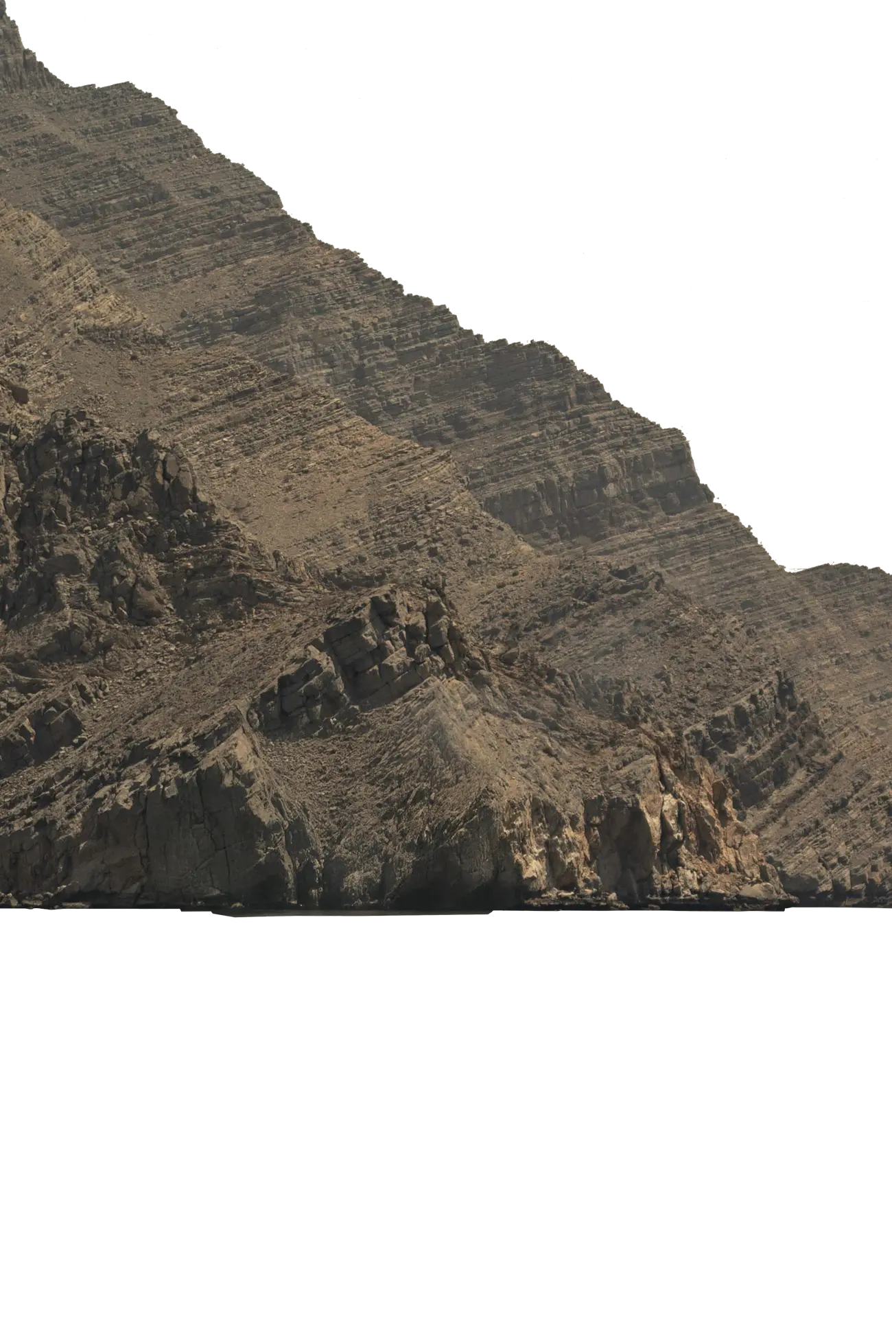 For mobile scroll, rocky cliff edges