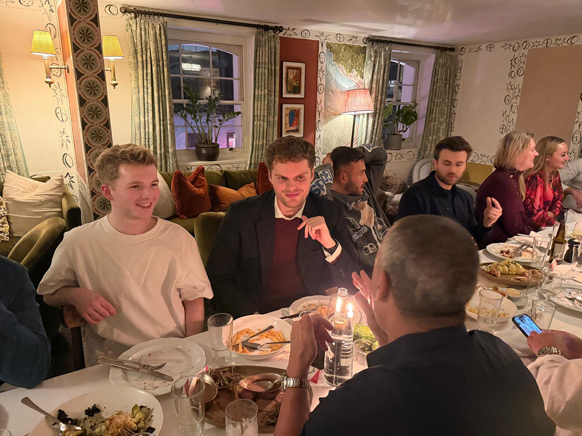 Photo of Fulfil with Synergy clients at the Soho House dinner