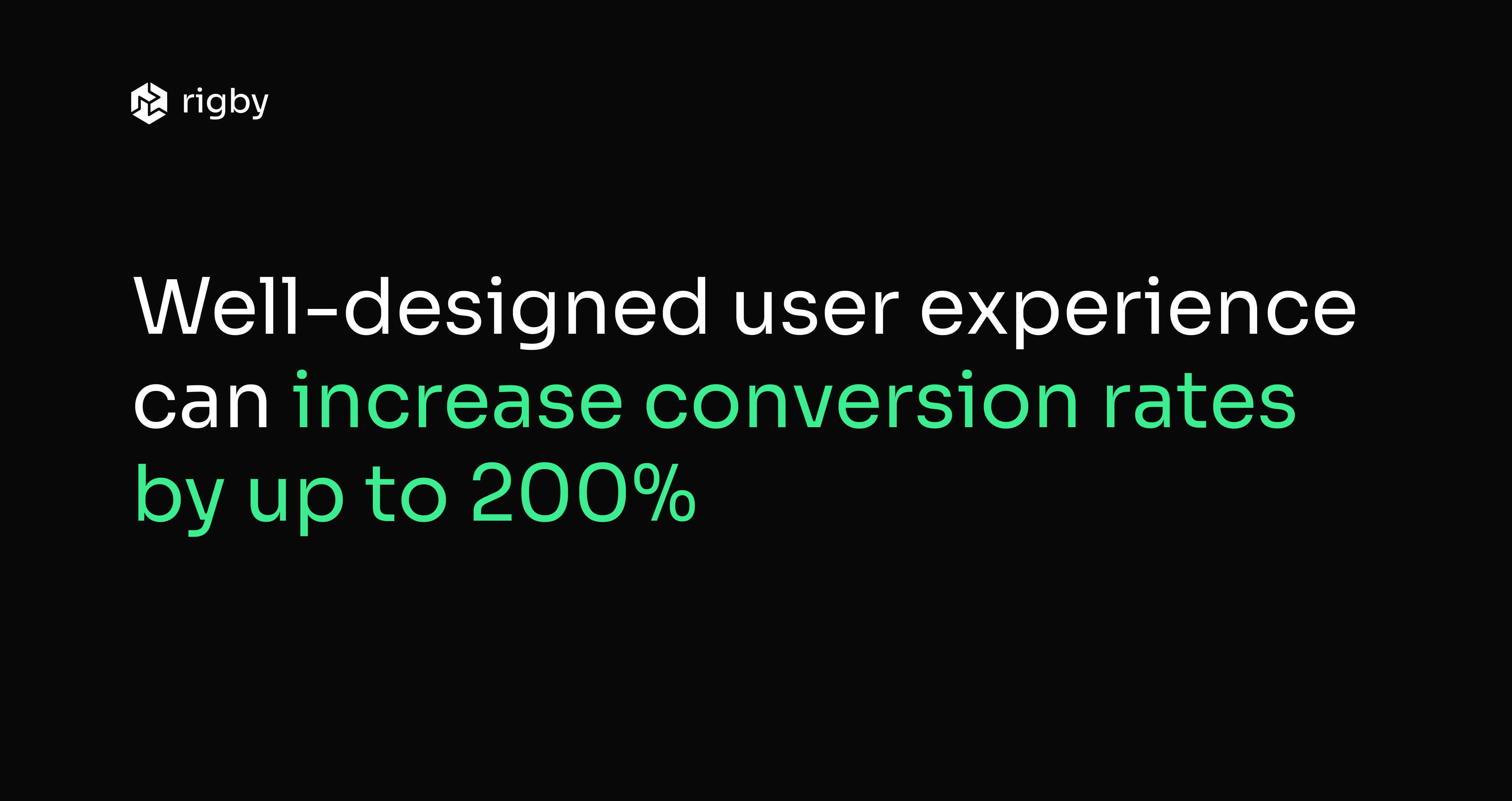Imact of UX on conversion rates metric