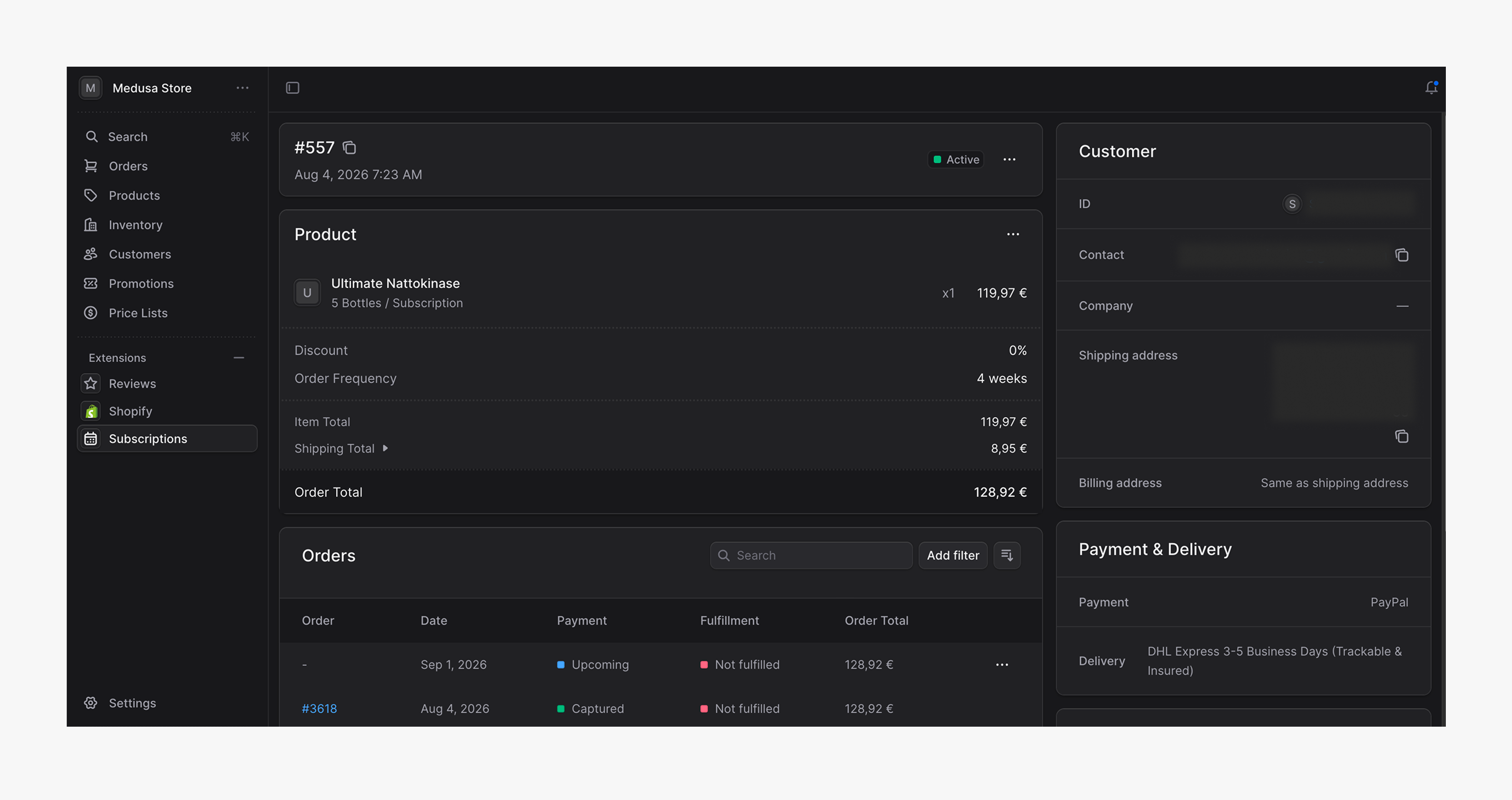+30% Checkout Conversion after Migration from Shopify Plus to Medusa for a Health Subscription Brand
