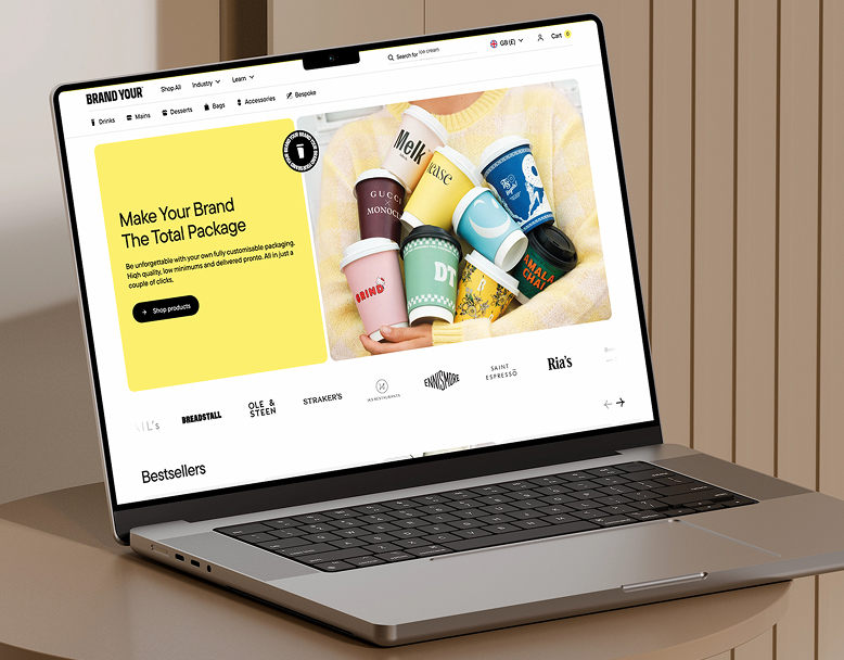 Project Takeover & B2B Development for Fully Customisable Packaging